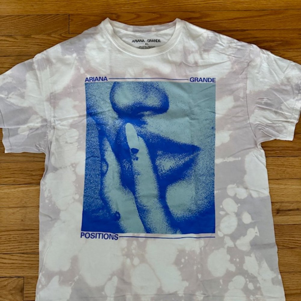 Ariana Grande Positions tee bleach washed XL